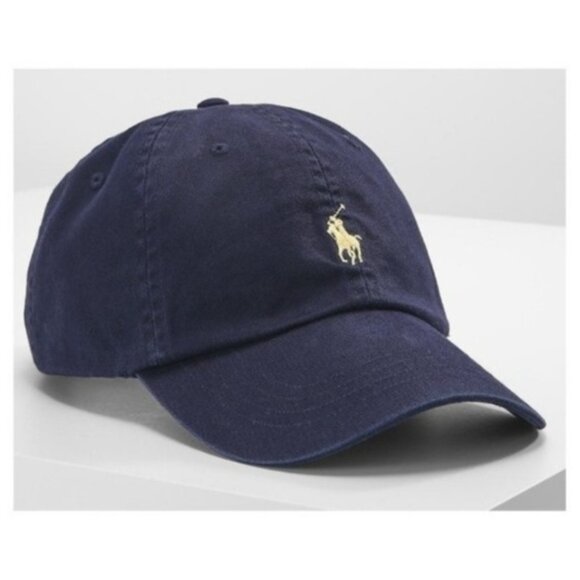 Polo Ralph Lauren Cotton Navy Cap one size - Picture 1 of 5